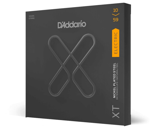 D'Addario XTE1059 Strengesett 7-str. 010-059 Elgitar XT Coated