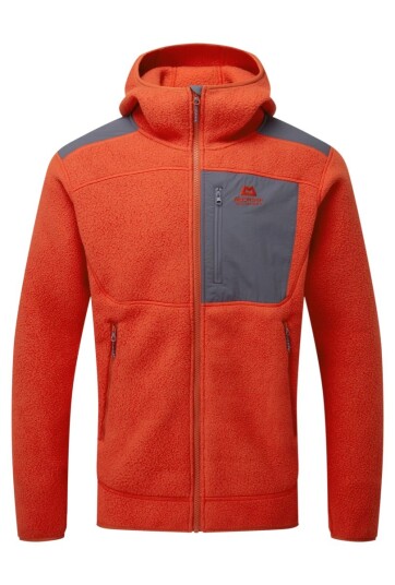 Mountain Equipment Highpile Hooded Mens Jacket Redrock/ombre M