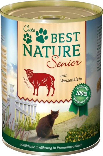 Best Nature Våtfôr Senior Cat Lam 6 X 400 G