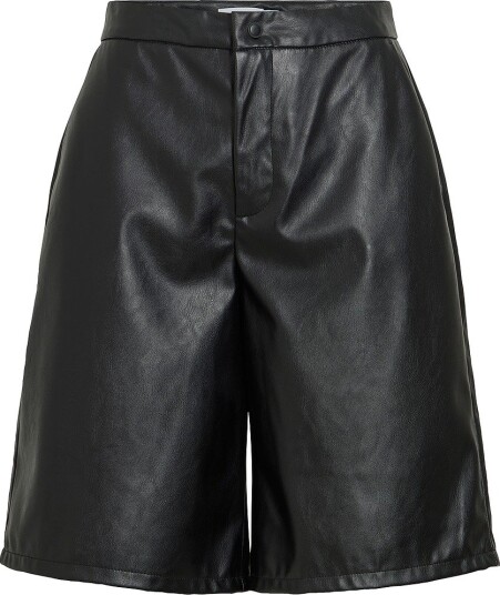 Vila Viannu Hw Bermuda Shorts Black 44