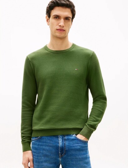 Tommy Hilfiger Seasonal Structure Cneck   Green   S