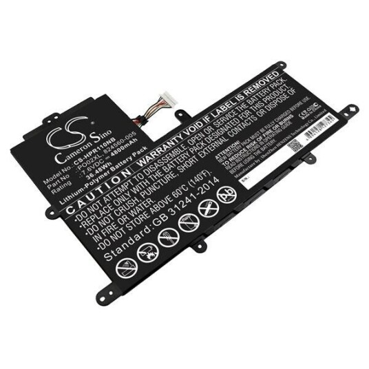 HP Stream 11-R batteri (4800 mAh 7.6 V, Sort)