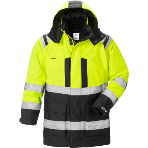 Fristads 4036 GTT 3-i-1 Vinterparkas Refleksjakke Varselgul/Svart M Fristads 4036 GTT 3-i-1 Vinterparkas Refleksjakke Varselgul/Svart M