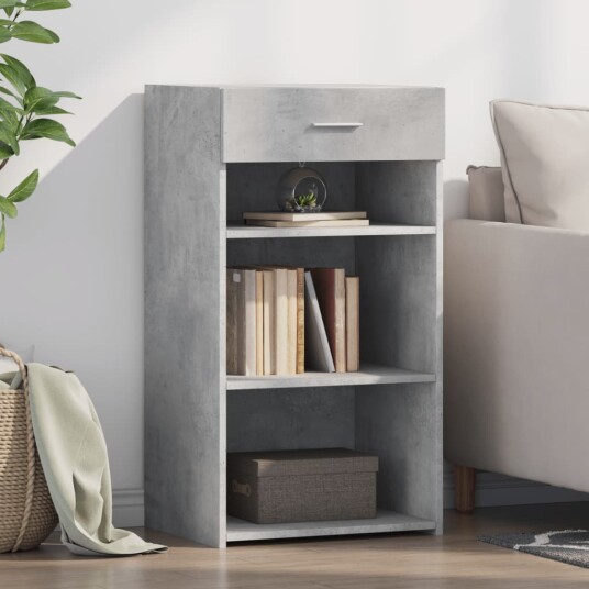 Skjenk betonggrå 50x42,5x93 cm konstruert tre 8721102652325