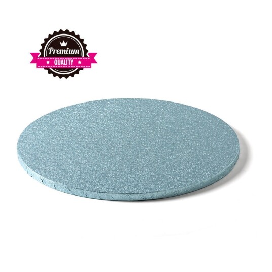 Kake Drum Rund Lys Blå 35cm