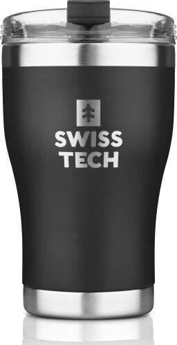 SWISSTECH termoskopp lekkasjesikker 350 ml svart SWISSTECH termoskopp lekkasjesikker 350 ml svart