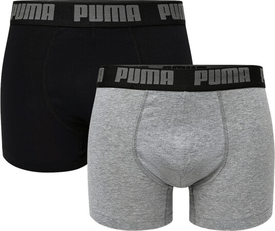 PUMA Puma Men Everyday Basic Boxers 2P Grey S