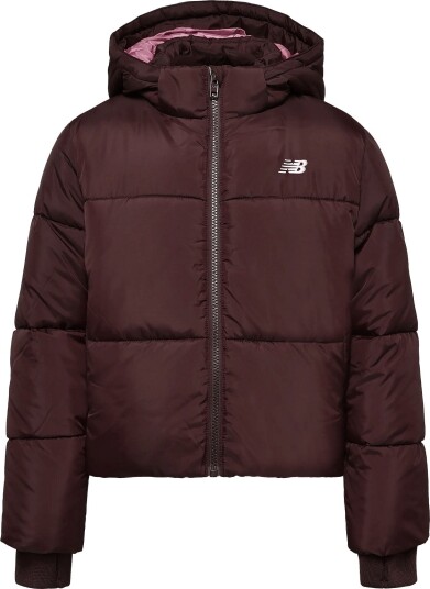New Balance Unbaffled Puffer Coat   CHERRY LEATHER   176