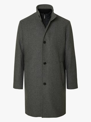 Selected Homme Rainar Lano Coat Grå XL
