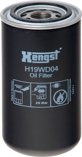 Oljefilter HENGST FILTER H19WD04 Oljefilter HENGST FILTER H19WD04