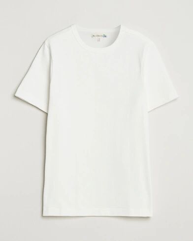 Merz b. Schwanen Relaxed Fit Loopwheeled Heavy T-Shirt White Merz b. Schwanen Relaxed Fit Loopwheeled Heavy T-Shirt White