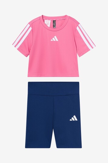 Adidas Sport Performance Treningssett JG Tr es 3S Set Rosa Adidas Sport Performance Treningssett JG Tr es 3S Set Rosa