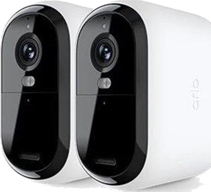 Arlo Essential XL 2K Sikkerhetskamera 2-pakke Hvit med Nattsyn