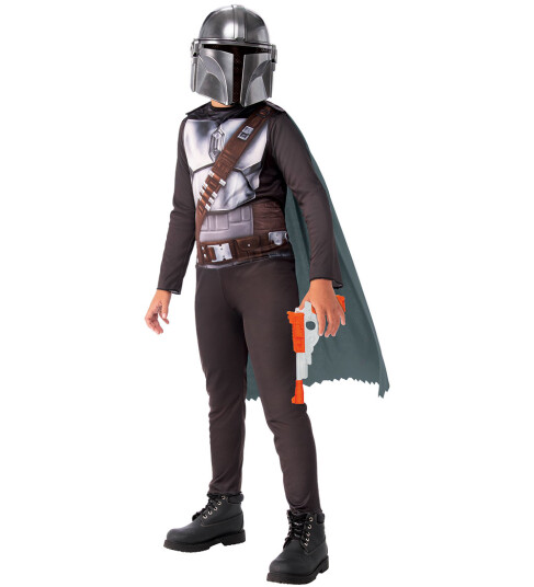 Rubies Kostymer Star Wars Mandalorianeren 5 6 år 110 116 Kostymer Grå Svart