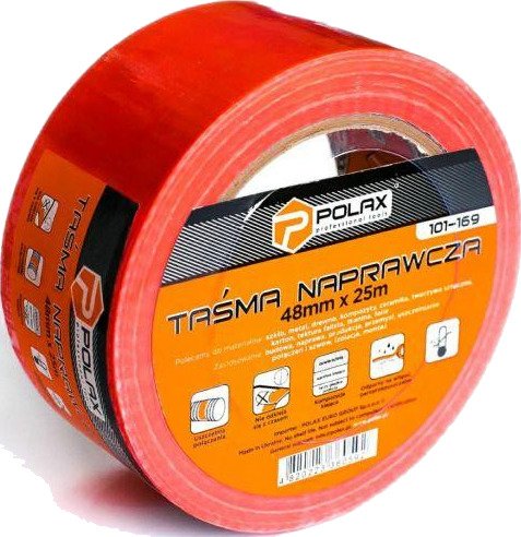 Polax Reparasjonstape 48 mm X 10 m Oransje