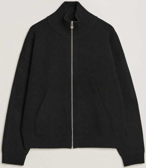 Axel Arigato Core Zip Up Sweater Black