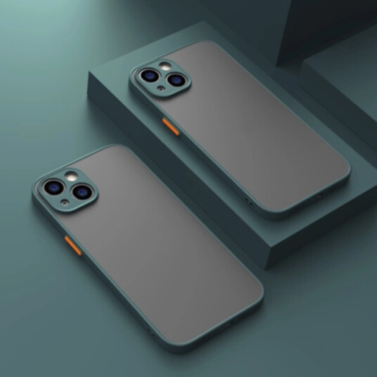 Mobildeksel Shockproof iPhone 15, Dark Green