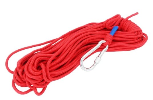 Magtize Tau med krok til magnetfiske - 6mm - 30 meter Magtize Tau med krok til magnetfiske - 6mm - 30 meter