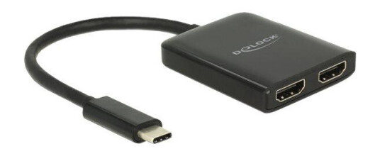 Delock ekstern videoadapter - STDP4320 - svart Delock ekstern videoadapter - STDP4320 - svart