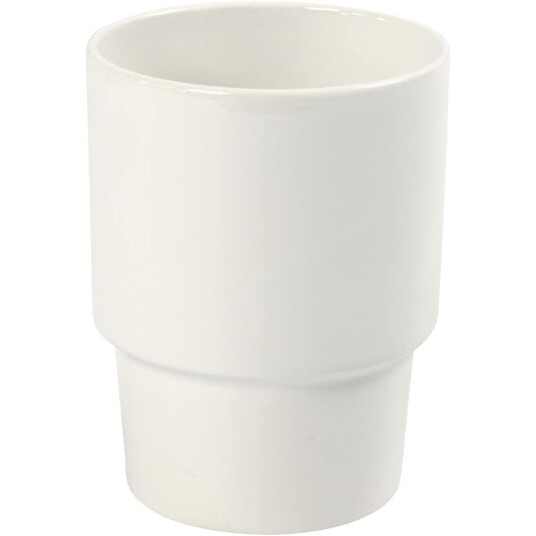 Krus Creativ Company Hvit 11x8,5 cm 1 stk 55607 Krus Creativ Company Hvit 11x8,5 cm 1 stk 55607