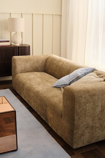 Ellos Home Sofa Poletta 3 seters Brun