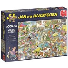 Jan Van Haasteren Puslespill 1000 biter - The Holiday Fair