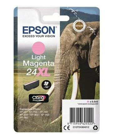 Epson 24XL - Light Magenta - Blekkpatron Light magenta