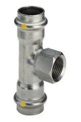 Viega Sanpress Inox T-beslag 18mm x 3/4" Rustfritt Stål