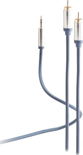 Flexline Fl31 32041 3.5Mm Hankjønn 2 X Rca Hankjønn 3 M Blå