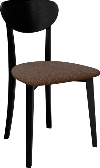 Esher spisestol - svart, brun