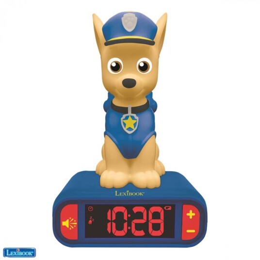 Paw Patrol Chase Nattlampe med alarm