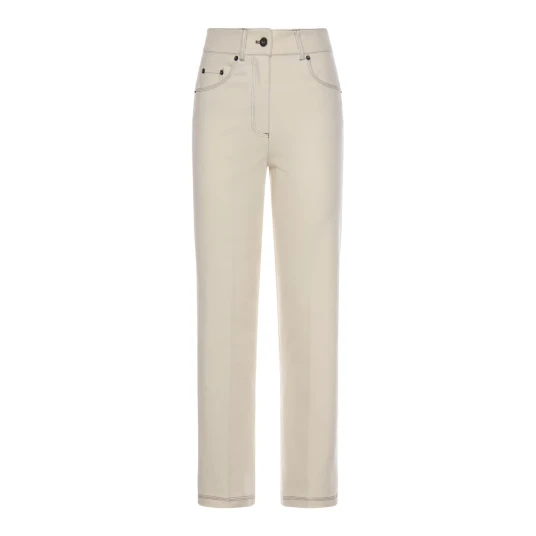 Max Mara Dame Jeans Beige M, Max Mara Dame Jeans Beige M,
