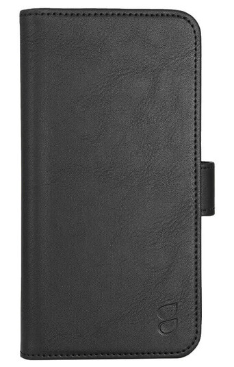 Gear 2-i-1 Lommebok Etui MagSafe for iPhone 15 Plus med 3 Kortlommer Svart