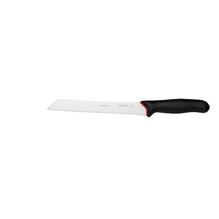 PrimeLine Brødkniv 21 cm Stål/Plast Svart
