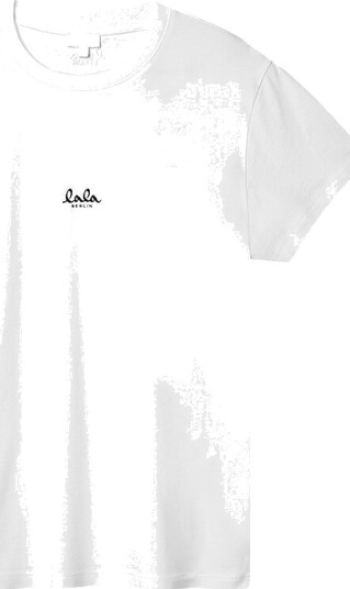 Lala Berlin T skjorte Hvit/Svart m. Logo Lala Berlin M Medium T skjorte