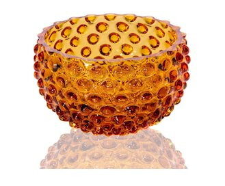 Hobnail Tapas 11,5 cm Amber