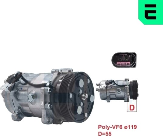 AC-kompressor ERA 670030