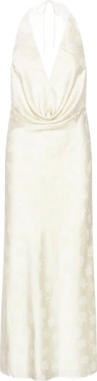 ROTATE Satin Halterneck Cream 34 ROTATE Satin Halterneck Cream 34