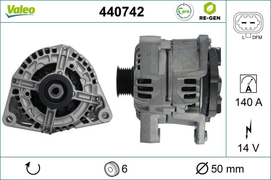 Dynamo VALEO 440742 Dynamo VALEO 440742