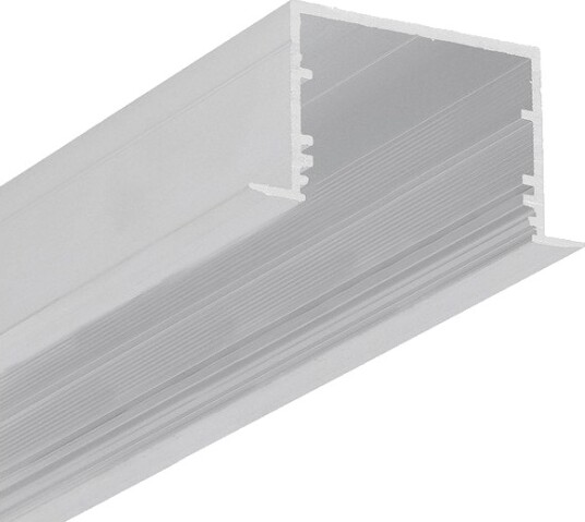 Topmet 1m aluminiumsprofil VARIO30 07 ACDE 9/U9   Ubehandlet aluminium innfelt LED skinne