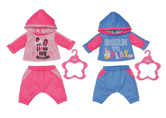 Baby Born Jogging Suits 2 assorted 43cm