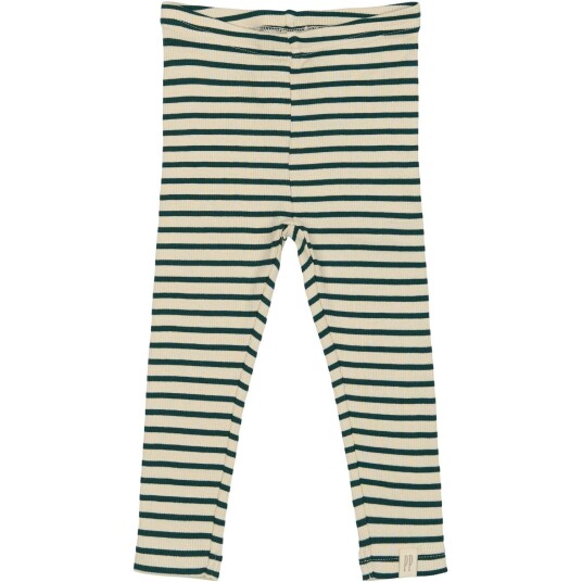Petit Piao Dark Sea/off White Legging Modal Striped 56