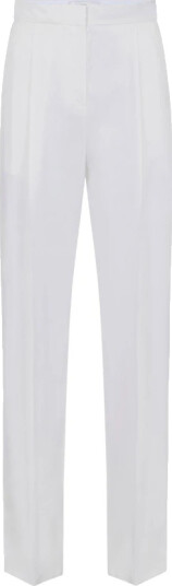 Elisabetta Franchi Dame Bukser Hvit S,