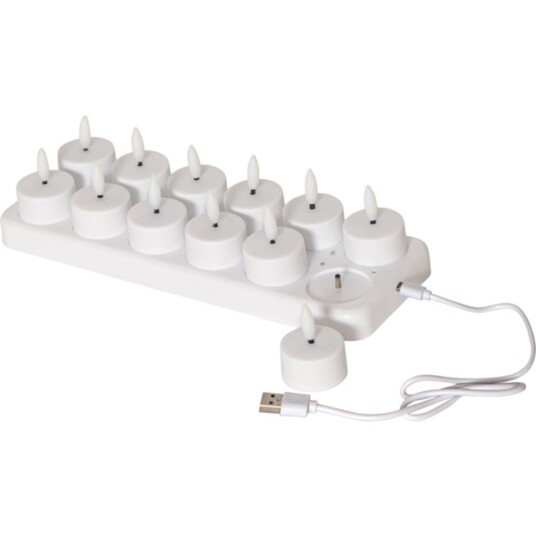 Star Trading LED Värmeljus 12 pack Flamme Charge 061 05