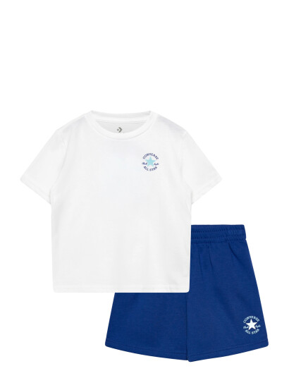 Converse Knit Short Set White 104/110