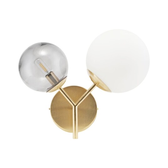 House Doctor Vegglampe Twice Messing