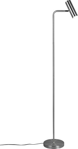 Trio Lighting Marley gulvlampe stål Trio Lighting Marley gulvlampe stål