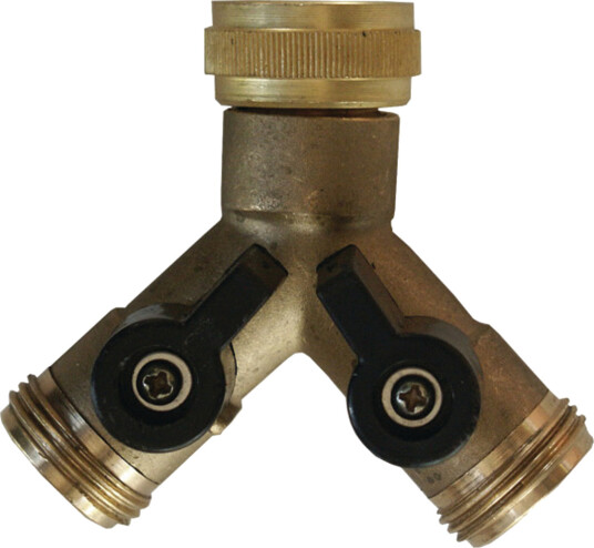 CORNAT Y-STYKKKE M/AVSTENGING 3/4"