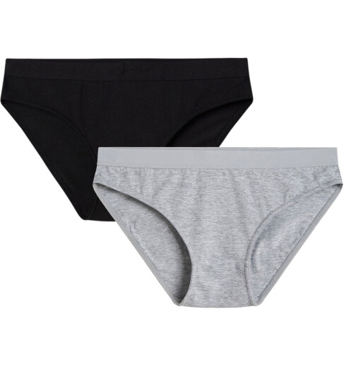 LMTD Nlfnantelle Brief 2P Noos Black 158-164