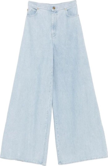Max Mara Dame Jeans Blå M,